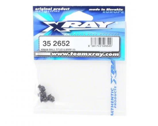 XRay XB808 Ball Stud 6.8mm (4) &mdash; image 2 of 3