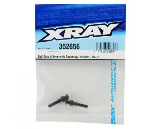 XRay Ball Stud 6.8mm With Backstop L=13mm - M4 (2) — image 2 of 2