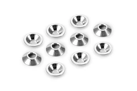 XRay Aluminium Countersunk Shim For Ball Stud (10)