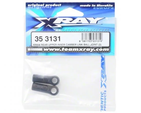 XRay XB808 Rear Upper Inner Camber Link Ball Joint (2) - V2 — image 2 of 4