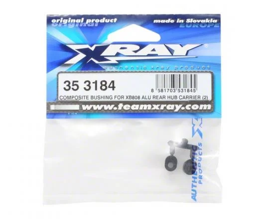 XRay Composite Bushing For XB808 Aluminium Rear Hub Carrier (2) — image 2 of 3