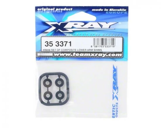 XRay XB808 Set Of Composite Lower Arm Shims &mdash; image 2 of 3