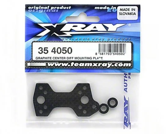 XRay Graphite Center Diff Mounting Plate — image 2 of 2