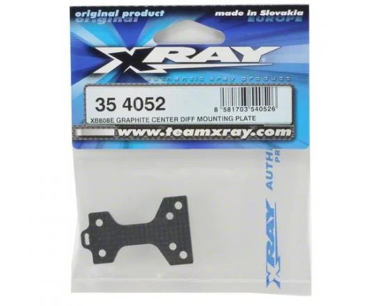 XRay XB808E Graphite Center Diff Mounting Plate — image 3 of 3