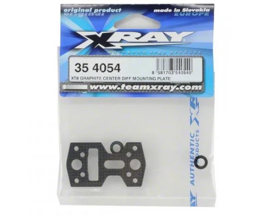 XRay GTXE Graphite Center Diff Mounting Plate — image 2 of 3