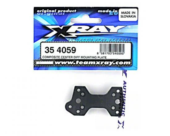 XRay Composite Center Diff Mounting Plate — image 2 of 2