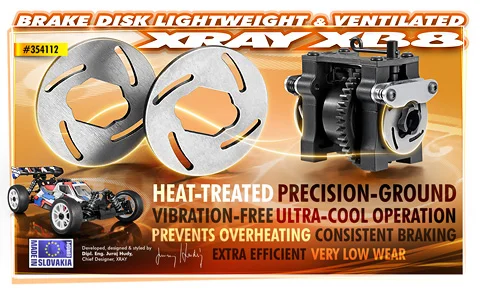 XRay Lightweight Ventilated Brake Disk - Laser Cut - Precision-Ground (2)