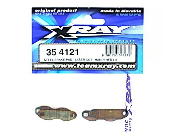 XRay Steel Brake Pad - Laser Cut - Hardened (4) — image 2 of 2
