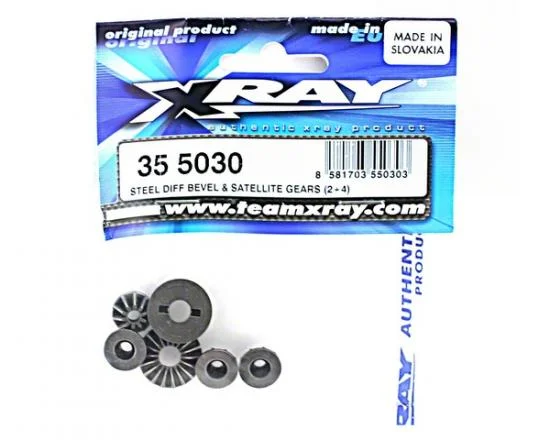 XRay Steel Diff Bevel + Satellite Gears (2+4) &mdash; image 2 of 2