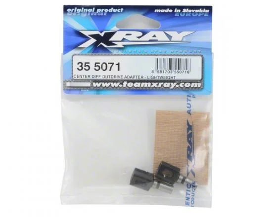 XRay Center Diff Outdrive Adapter - Lightweight - Hudy Steel (2) — image 2 of 4