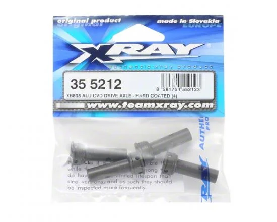 XRay XB808 Aluminium CVD Drive Axle - Swiss 7075 T6 - Hard Coated (4) — image 2 of 4