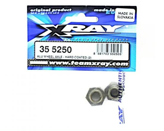 XRay Aluminium Wheel Axle - Hard Coated (2) — image 2 of 2