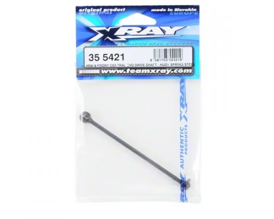 XRay XB808 Front Central CVD Drive Shaft - Hudy Spring Steel — image 2 of 3
