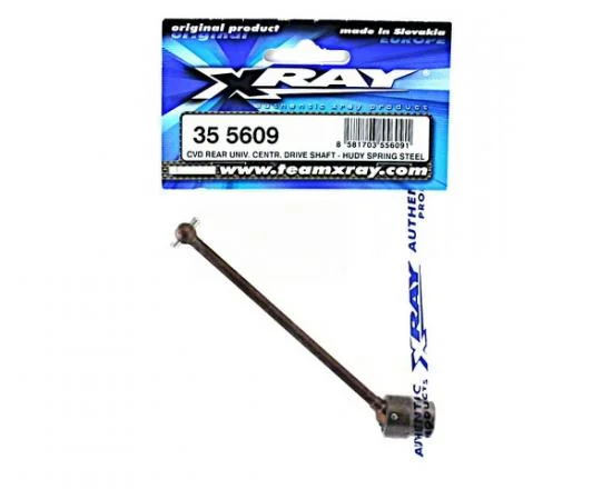 XRay CVD Rear Univ. Centr. Drive Shaft - Set - Hudy Spring Steel — image 2 of 2