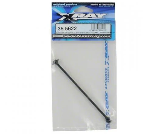 XRay XB808 Rear Central CVD Drive Shaft Long - Hudy Spring Steel — image 2 of 3