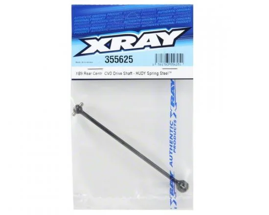 XRay XB9 Rear Central CVD Drive Shaft - Hudy Spring Steel — image 2 of 2