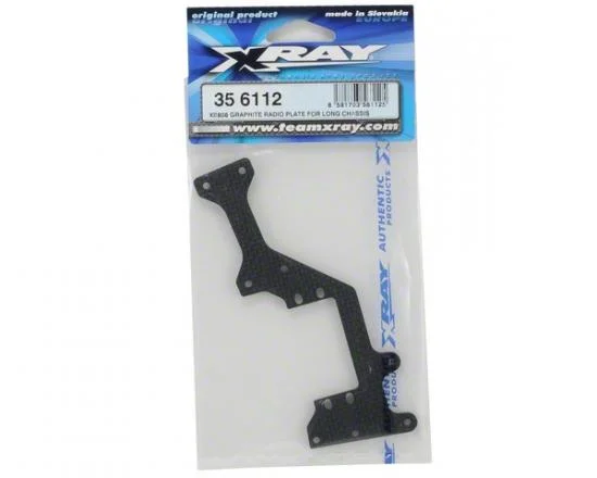 XRay XB808 Graphite Radio Plate For Long Chassis — image 2 of 3