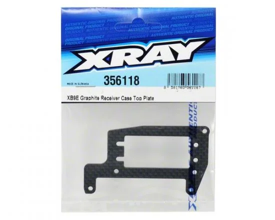 XRay XB9E Graphite Receiver Case Top Plate &mdash; image 3 of 3