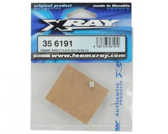 XRay XB808E Radio Plate Aluminium Bushing (2) — image 2 of 2