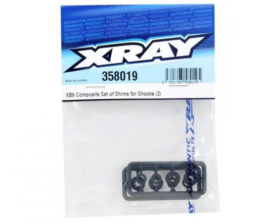 XRay XB9 Composite Set Of Shims For Shocks (2) — image 3 of 3
