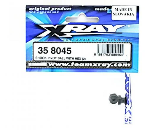 XRay Shock Pivot Ball With Hex (2) &mdash; image 2 of 2