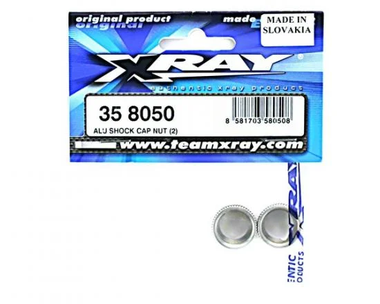 XRay Aluminium Shock Cap Nut (2) — image 2 of 2