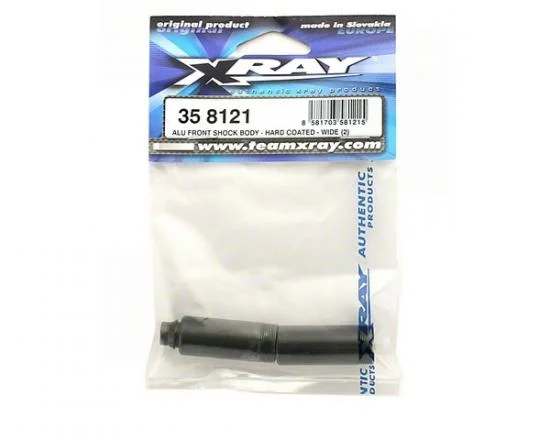 XRay Aluminium Front Shock Body - Hard Coated - Wide (2) — image 2 of 2