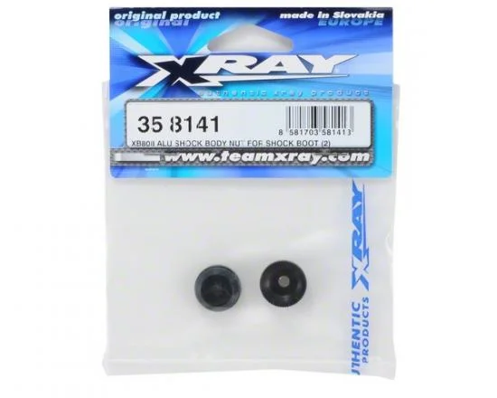 XRay XB808 Aluminium Shock Body Nut For Shock Boot (2) — image 2 of 3