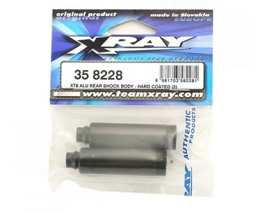 XRay GTXE Aluminium Rear Shock Body - Hard Coated (2) — image 2 of 2