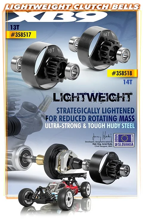XRay Clutch Bell 13T - Lightweight
