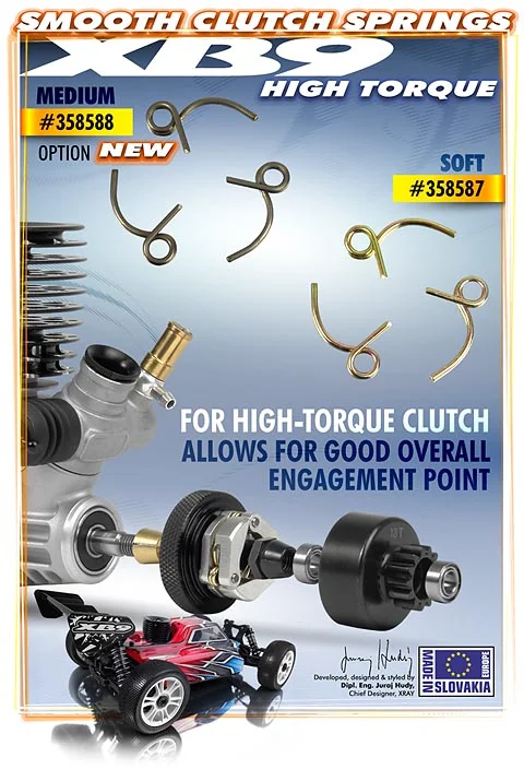 XRay Smooth Clutch Springs - Medium (3)