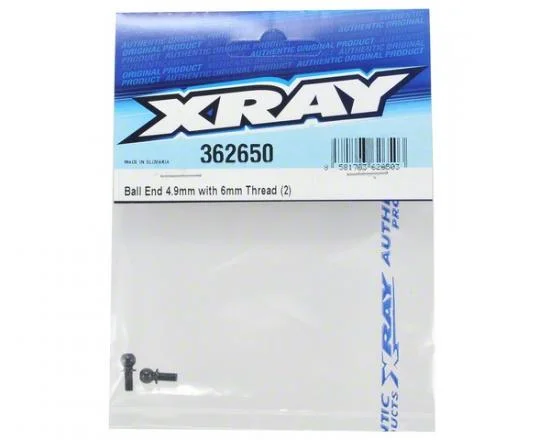 XRay Ball End 4.9mm With Thread 6mm (2) &mdash; image 2 of 2