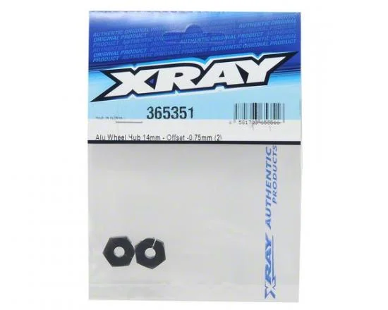 XRay Aluminium Wheel Hub 14mm - Offset -0.75mm (2) — image 3 of 4