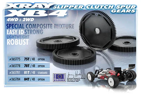XRay Composite Slipper Clutch Spur Gear 75T / 48 ** CLEARANCE **