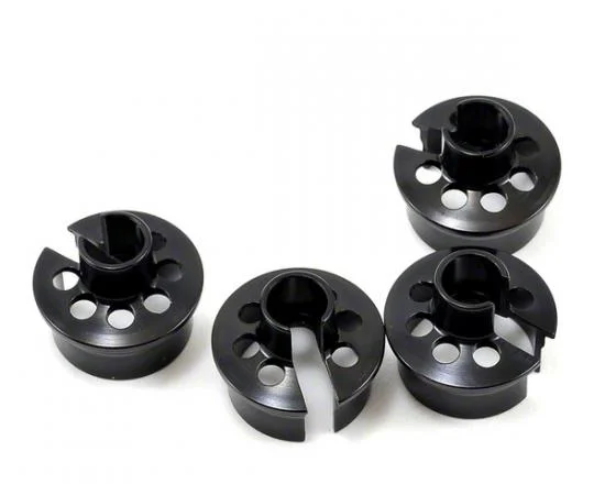 XRay Aluminium Shock Spring Retaining Collar (4) &mdash; image 2 of 4