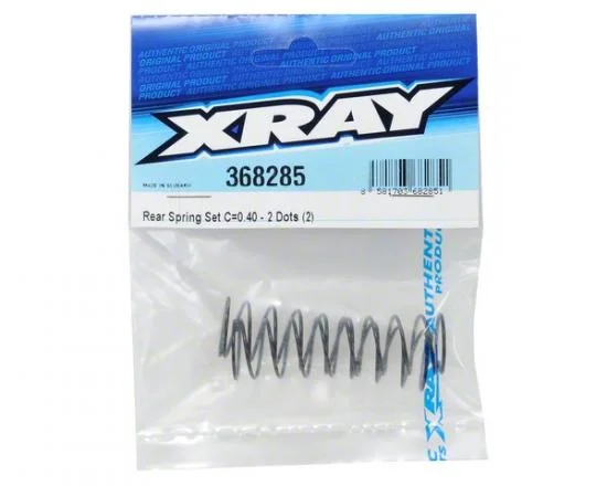 XRay Rear Spring Set C=0.40 - 2 Dots (2) — image 2 of 2