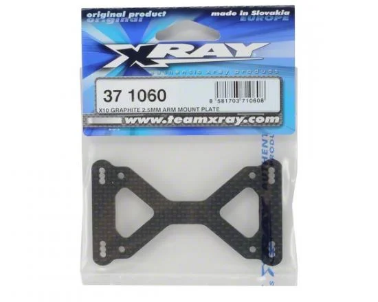 XRay X10 Graphite 2.5mm Arm Mount Plate — image 2 of 3