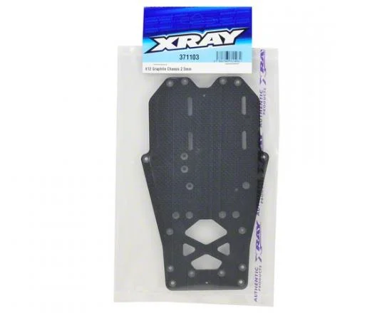 XRay X12 Chassis - 2.5mm Graphite &mdash; image 2 of 2