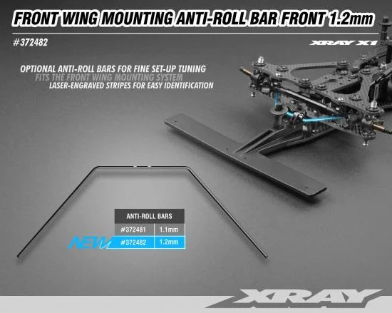 XRay Anti-Roll Bar - Front 1.2 mm &mdash; image 2 of 2