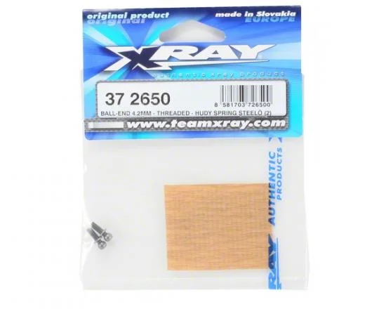XRay Ball-End 4.2mm - Threaded - Hudy Spring Steel (2) &mdash; image 2 of 3