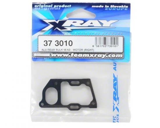 XRay Aluminium Rear Bulkhead - Motor (Right) — image 2 of 3