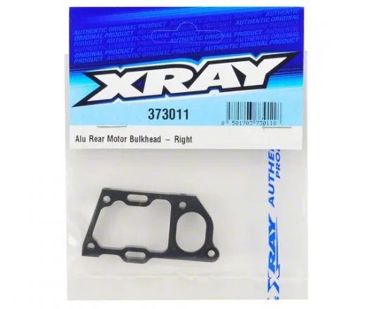 XRay Aluminium Rear Bulkhead - Motor (Right) — image 2 of 2