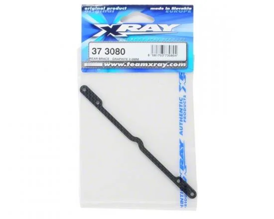 XRay Rear Brace - Graphite 2.0mm — image 2 of 3