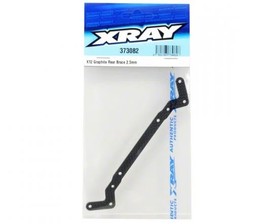 XRay X12 Rear Brace - Graphite 2.5mm &mdash; image 2 of 2