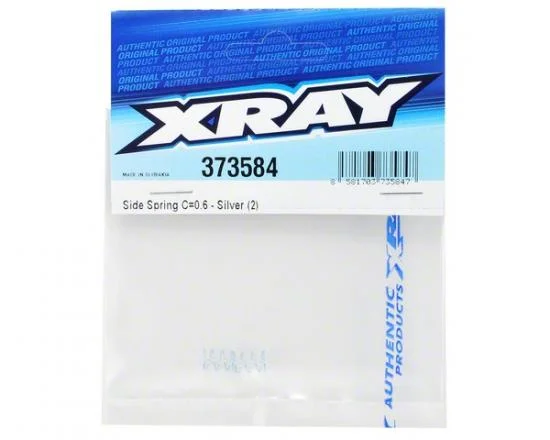 XRay Side Spring C=0.6 - Silver (2) &mdash; image 3 of 4