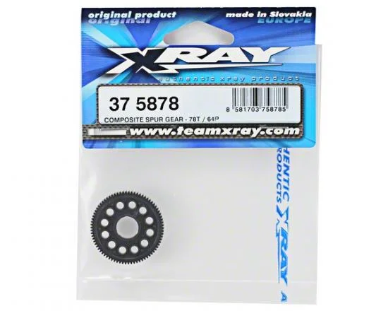 XRay Composite Spur Gear - 78T / 64P &mdash; image 2 of 3