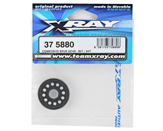 XRay Composite Spur Gear - 80T / 64P — image 2 of 3