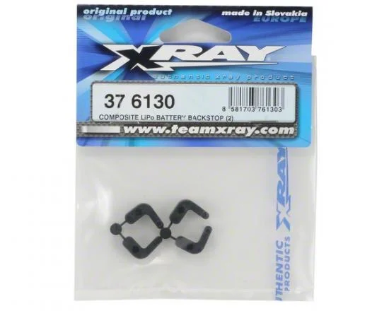 XRay Composite Lipo Battery Backstop (2) &mdash; image 2 of 2