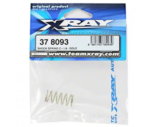 XRay Shock Spring C=1.8 - Gold — image 2 of 3