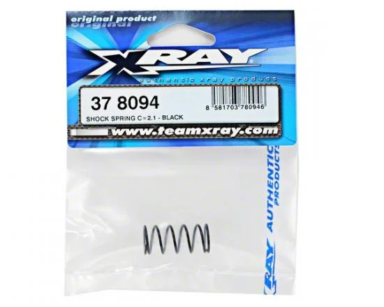 XRay Shock Spring C=2.1 - Black — image 2 of 2